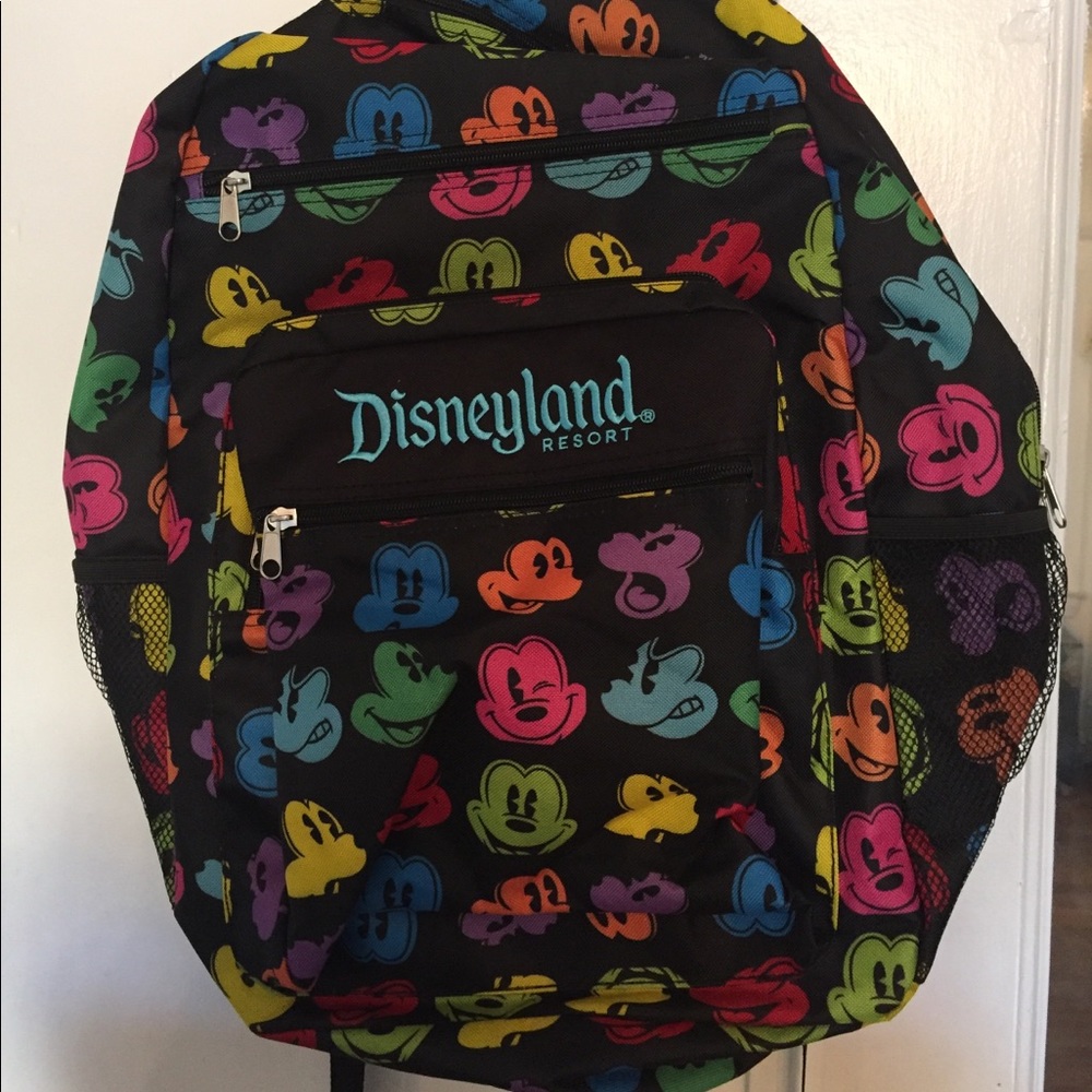 Sold- Disneyland Resort Black Rainbow Backpack